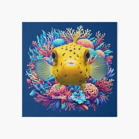 Item preview, Boxfish: Ostraciidae designed and sold by Wildlife Cornucopia.