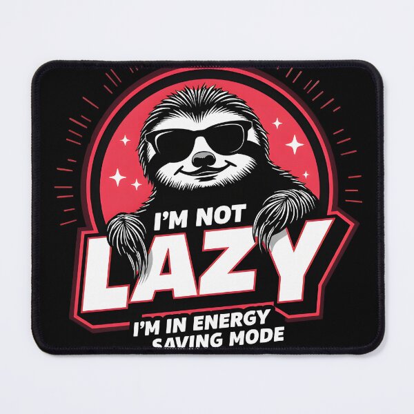 Item preview, Humor - I’M NOT LAZY, I’M IN ENERGY-SAVING MODE designed and sold by KLERIKSTORE.