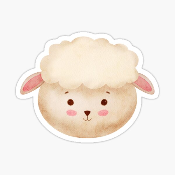 Item preview, Cute Lamb designed and sold by GoldenAcornArt.