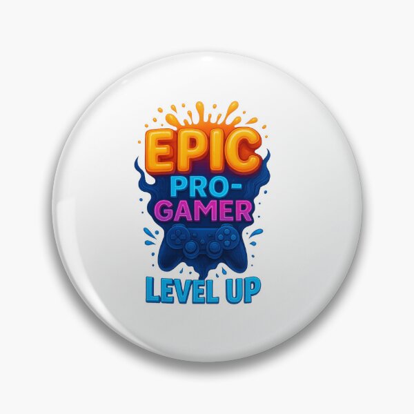 Item preview, Epic Pro Gamer – Color explosion for true gaming legends designed and sold by LevelUpDark.