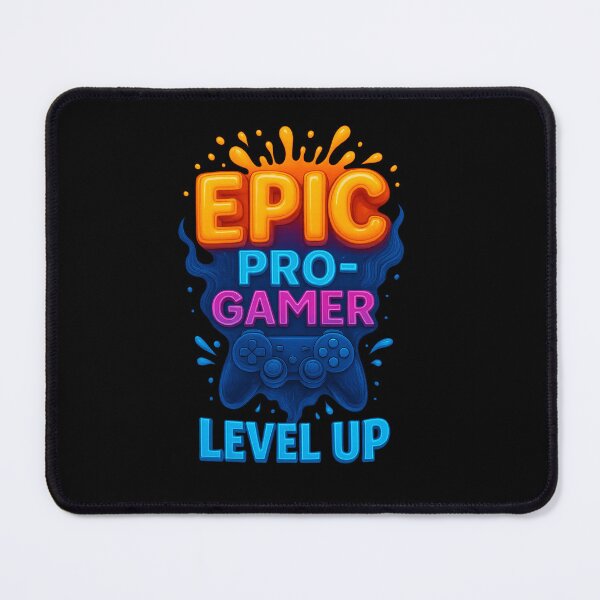 Item preview, Epic Pro Gamer – Color explosion for true gaming legends designed and sold by LevelUpDark.
