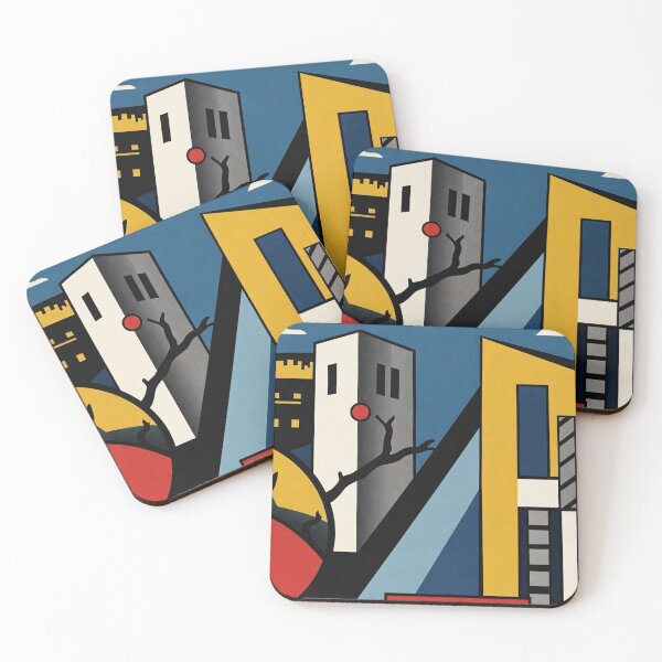 Item preview, Modern Cubist Energy – Fernand Léger Inspired Art designed and sold by TwoDotsStudio.
