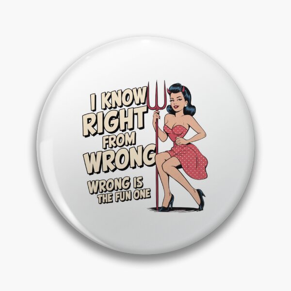 Item preview, wrong is fun, bad girl, sassy, funnyfits70, Humor, Funny, retro, vintages, funny quotes, animal humor, designed and sold by FunnyFits70.