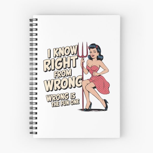 Item preview, wrong is fun, bad girl, sassy, funnyfits70, Humor, Funny, retro, vintages, funny quotes, animal humor, designed and sold by FunnyFits70.
