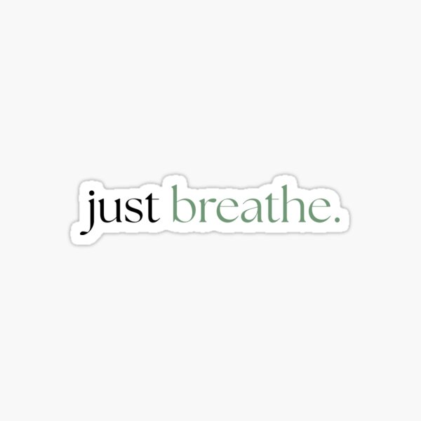Item preview, Just Breathe | Calm Anxiety | Mindfulness Practice designed and sold by The Turquoise Brush.