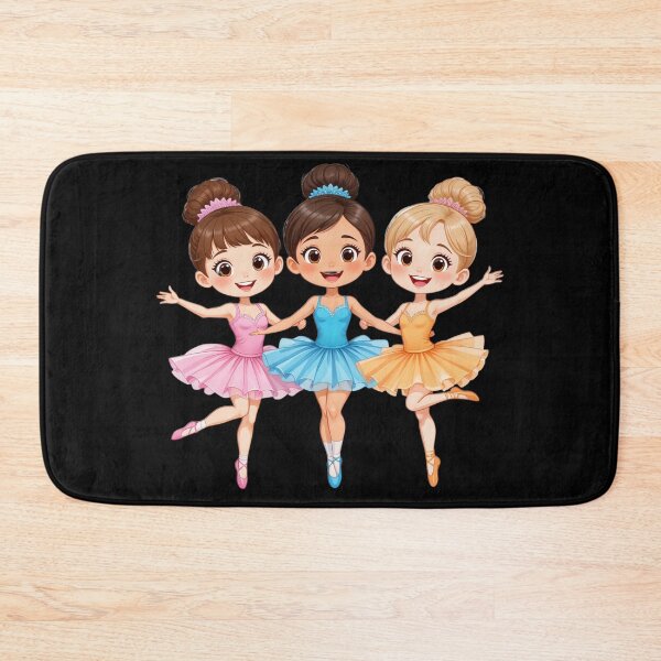 Item preview, Tiny dancer Ballerina Ballet Trio - Elegant & Colorful Dance designed and sold by latelierdechris.