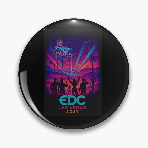 Item preview, EDC Las Vegas 2025 – Neon Festival Vibes   designed and sold by Fantsy-world.