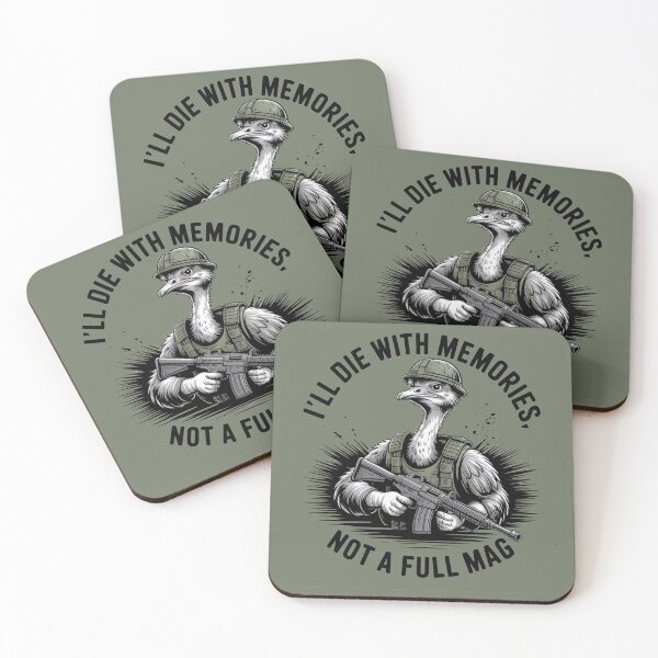 Item preview, I'll Die With Memories Not A Full Mag Ostrich designed and sold by A-Szczesniak.