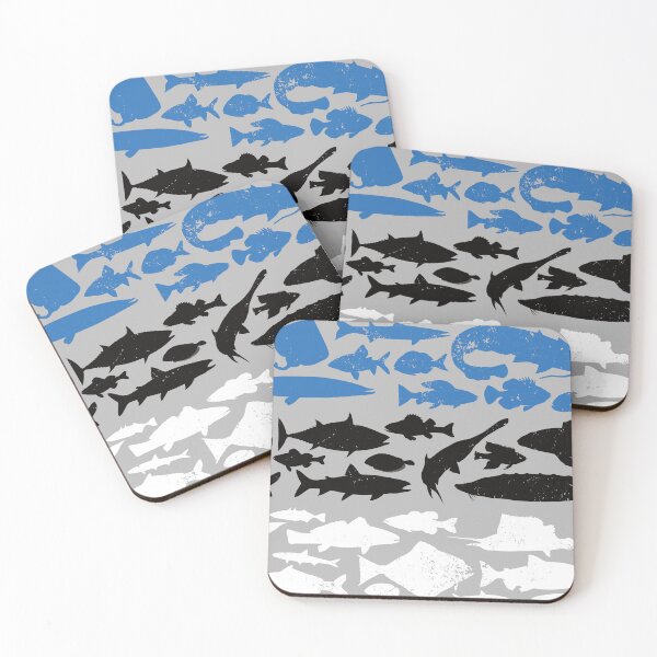 Item preview, Estonian Flag Made of Fish – Fishing Design for Anglers designed and sold by FlagX.
