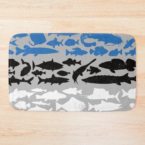 Item preview, Estonian Flag Made of Fish – Fishing Design for Anglers designed and sold by FlagX.