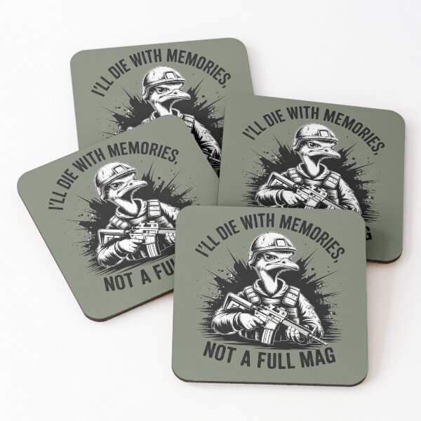 Item preview, I'll Die With Memories Not A Full Mag Ostrich designed and sold by A-Szczesniak.