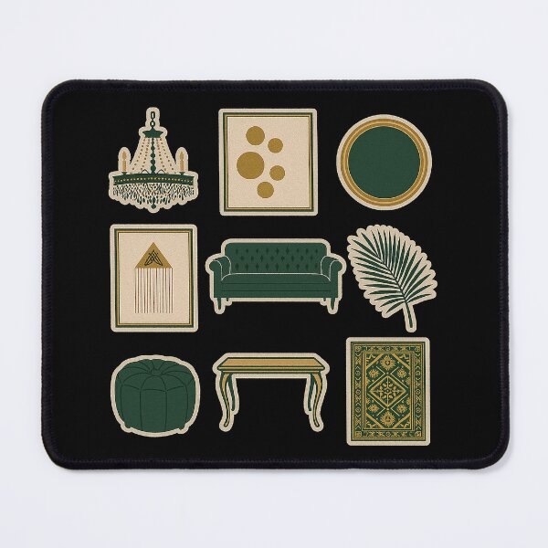 Item preview, Luxe Green Home Decor Collection designed and sold by zzz888.