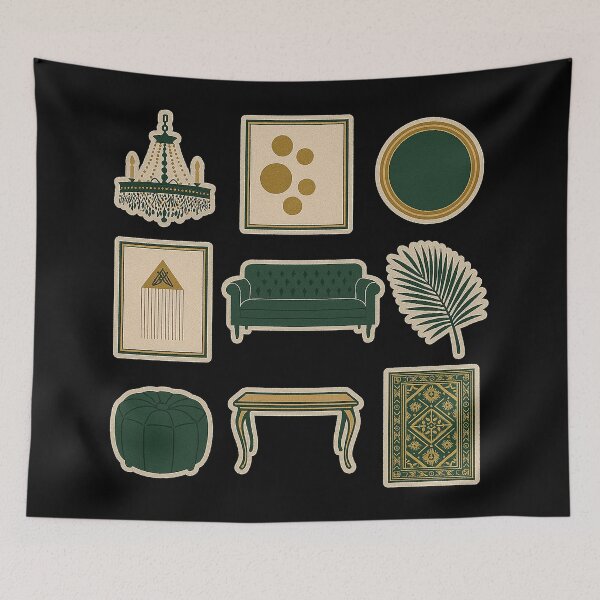 Item preview, Luxe Green Home Decor Collection designed and sold by zzz888.