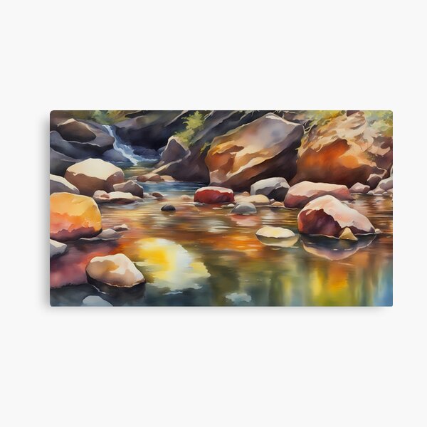 Item preview, Shallow Rocky Creek designed and sold by BookCovered.