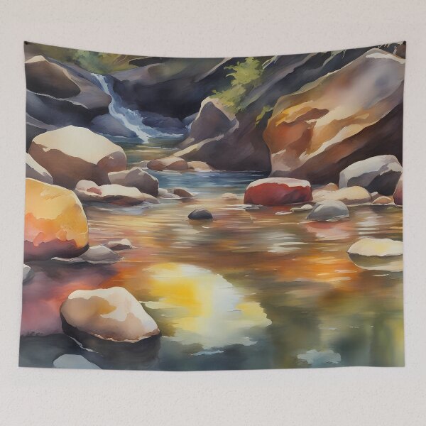 Item preview, Shallow Rocky Creek designed and sold by CalmnessbyChoice.