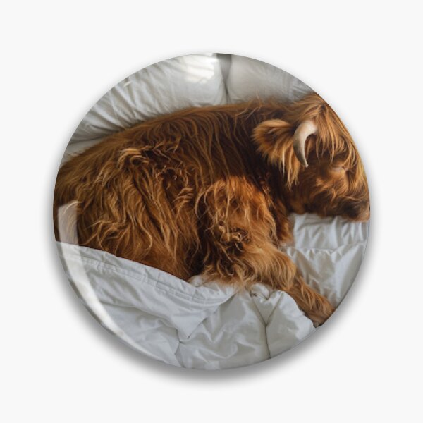 Item preview, Highland cow in bed  designed and sold by Md1982.