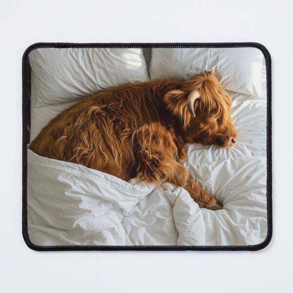 Item preview, Highland cow in bed designed and sold by Md1982.