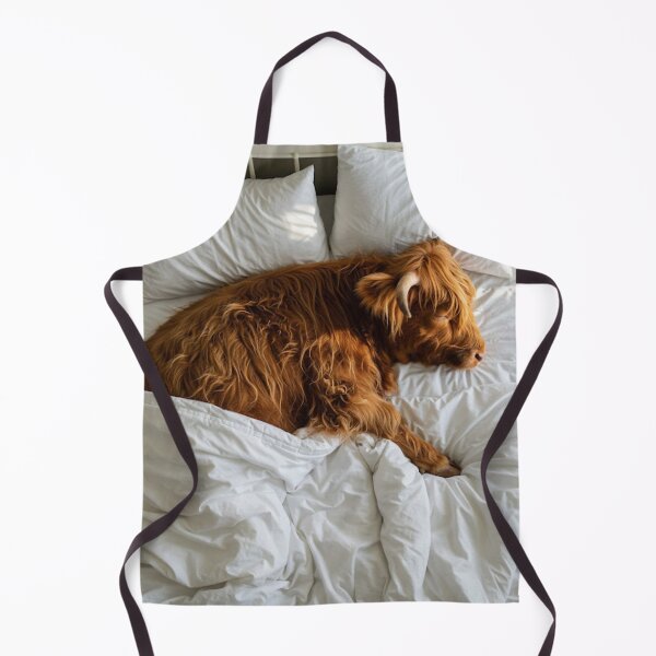 Item preview, Highland cow in bed designed and sold by Md1982.