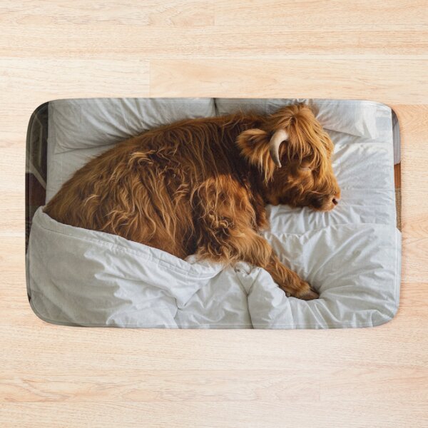 Item preview, Highland cow in bed  designed and sold by Md1982.