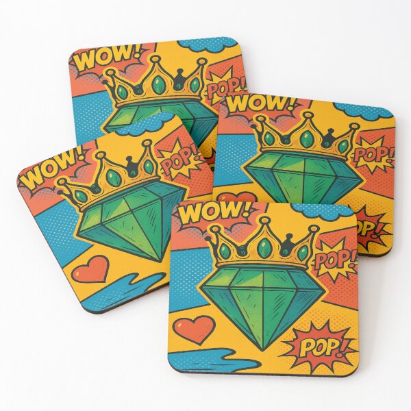 Item preview, Title: Pop Royale Gem - Retro Comic Style designed and sold by StudioCultura.