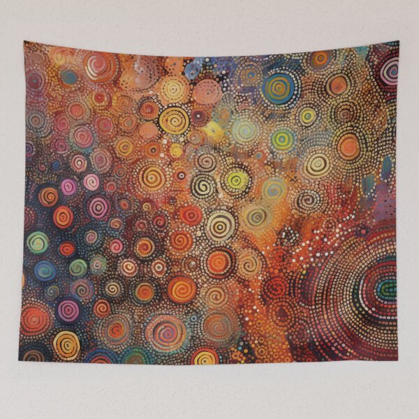 Item preview, Aboriginal Inspired Dot Art - Abstract Summer Drops designed and sold by GrinGalore.