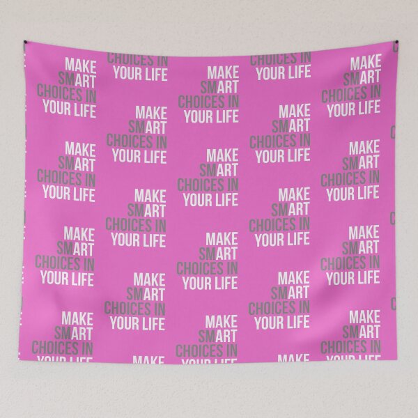 Item preview, MAKE SMART CHOICES IN YOUR LIFE designed and sold by Capiral Bucketlist.