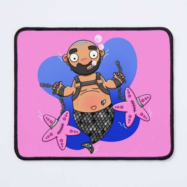 Item preview, Leather Mermen | Kinky Queer Fantasy Art designed and sold by Love Burty.