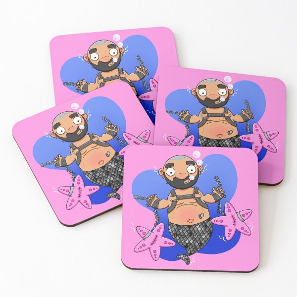 Item preview, Leather Mermen | Kinky Queer Fantasy Art designed and sold by Love, Burty X.