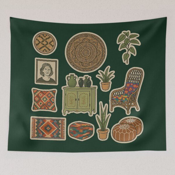 Item preview, Global Inspired Bohemian Home Elements designed and sold by zzz888.