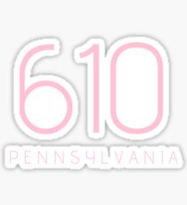 PENNSYLVANIA 610 • ROSE Sticker
