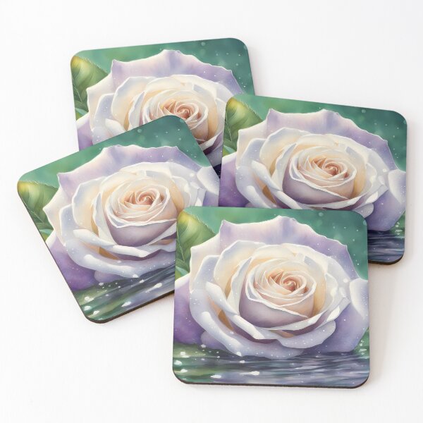 Item preview, Light Purple Rose in Pond designed and sold by CalmnessbyChoice.