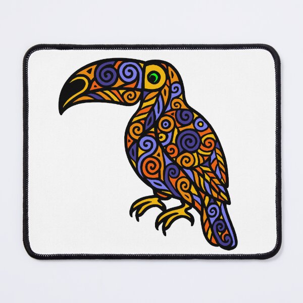 Item preview, Intricate toucan designed and sold by SpectrumShine.
