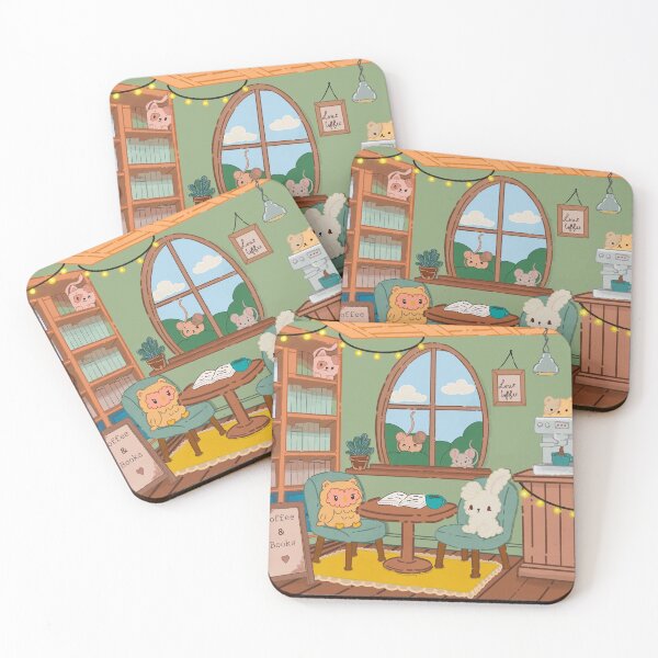 Item preview, A Cozy Book Cafe  designed and sold by CoziiRenn Studios.