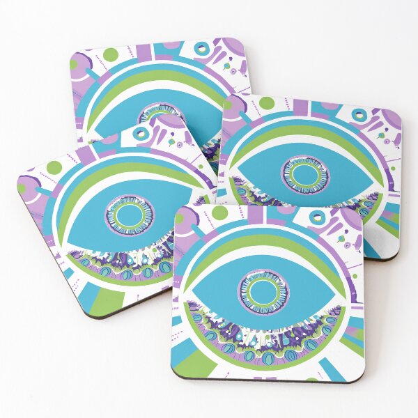 Item preview, Abstract Ophthalmology design blue green violet  no.115683,brafdesign  designed and sold by Brafdesign.