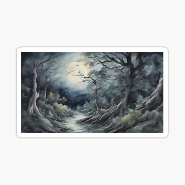 Item preview, Windy Fullmoon Forest designed and sold by BookCovered.