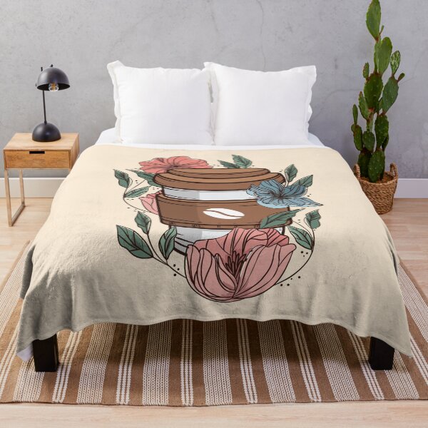Item preview, Floral Coffee Cup with Botanical Vibes designed and sold by chillaxcats.