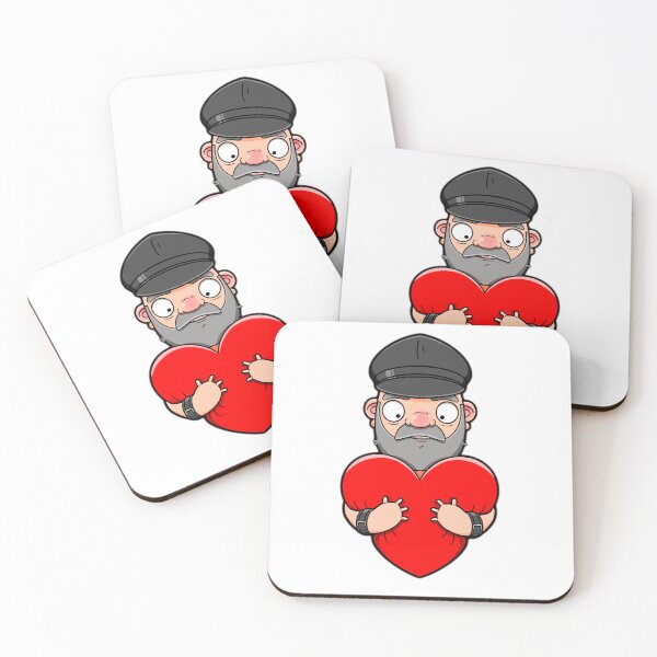 Item preview, Leather Daddy Love Squeeze | Funny Kink-Inspired Gay Art designed and sold by Love Burty.