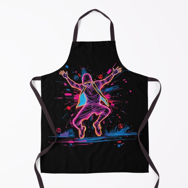 Item preview, Street art Neon Street Dancer - Energetic Urban Art designed and sold by latelierdechris.