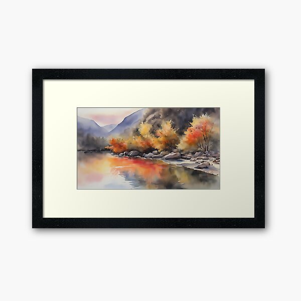 Item preview, Beautiful Autumn Lakeshore designed and sold by BookCovered.