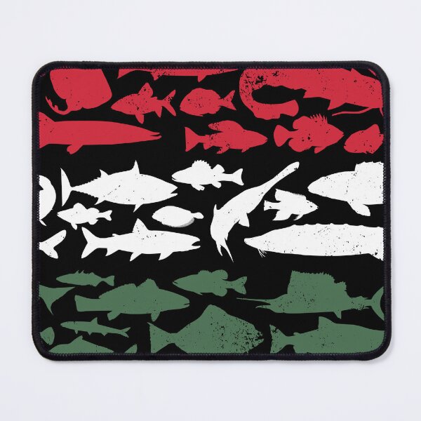Item preview, Hungarian Flag Made of Fish – Fishing Design for Anglers designed and sold by FlagX.