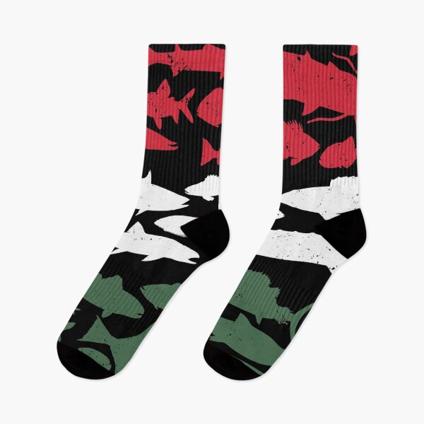 Item preview, Hungarian Flag Made of Fish – Fishing Design for Anglers designed and sold by FlagX.