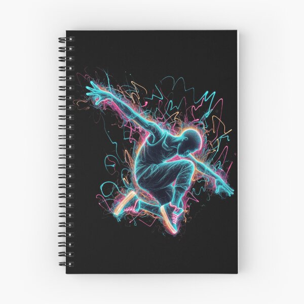 Item preview, Street art Neon Street Dancer - Energetic Urban Art designed and sold by latelierdechris.
