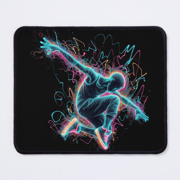 Item preview, Street art Neon Street Dancer - Energetic Urban Art designed and sold by latelierdechris.