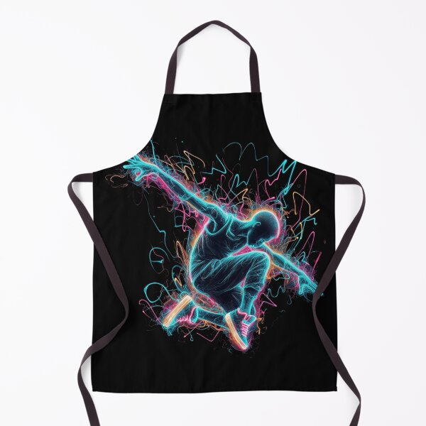 Item preview, Street art Neon Street Dancer - Energetic Urban Art designed and sold by latelierdechris.