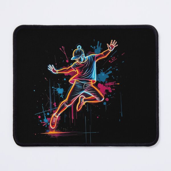 Item preview, Street art Neon Street Dancer - Energetic Urban Art designed and sold by latelierdechris.