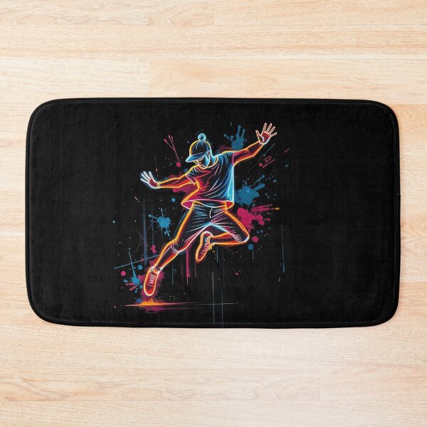 Item preview, Street art Neon Street Dancer - Energetic Urban Art designed and sold by latelierdechris.