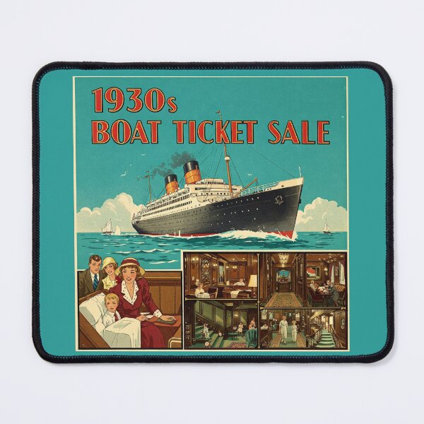 Item preview, Boat ticket sales 1930 designed and sold by MIBdesign.