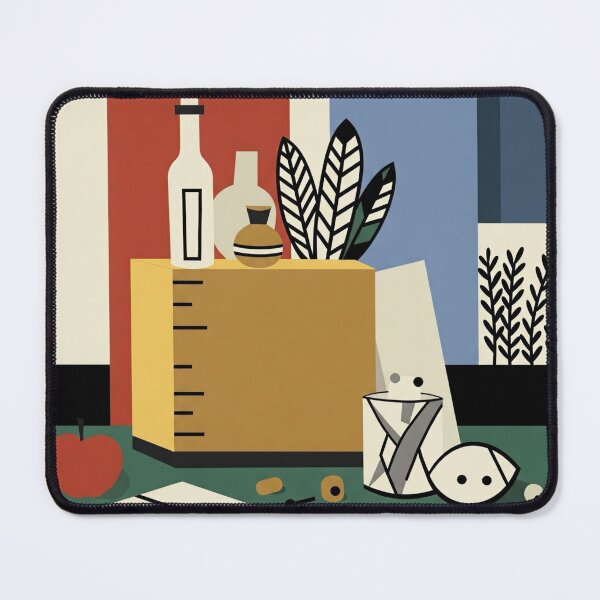 Item preview, "Bold Cubist Composition – Fernand Léger Inspired Art" designed and sold by TwoDotsStudio.