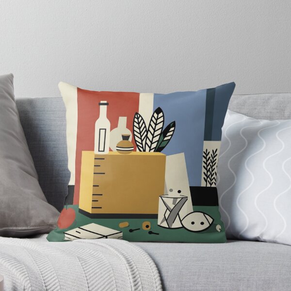 Item preview, "Bold Cubist Composition – Fernand Léger Inspired Art" designed and sold by TwoDotsStudio.