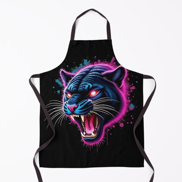 Artikelvorschau, Street Art Graffiti Neon Panther Roar – Wilde und elektrische Street Art entworfen und verkauft von latelierdechris.